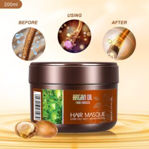 Argan Oil Hair Masque — Enriched with Keratin Protein, 200ml
